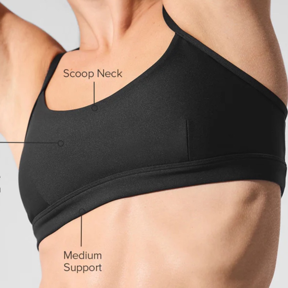 ALO Yoga Black Strappy Bralette